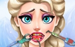 إلسا طبيب الأسنان ملكة الثلج لعبة